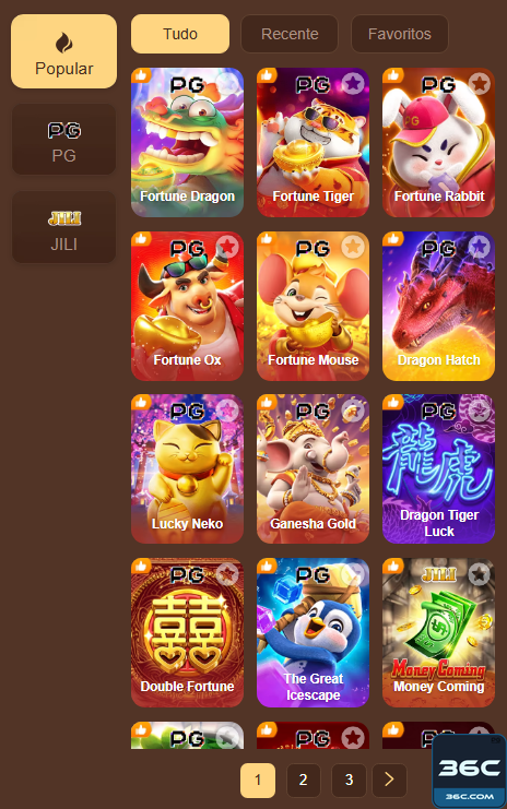 36c.com - explorar os melhores caça-níqueis